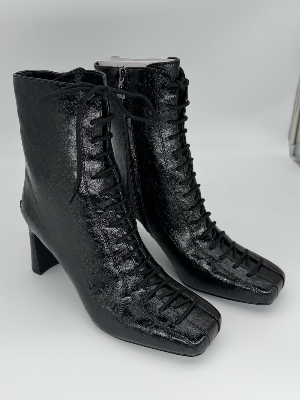 NIB Circus NY by Sam Edelman Kendra Lace Up Bootie Black 11